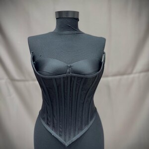Transparent Black Corset,Bridal Corset,Black Wedding Corset Top,Sexy Bridal Corset Bra,Honeymoon Lingeri