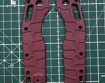 Microtech MSI Gen 2 Titanium scales V2 Cerakoted with Cranberry Frost