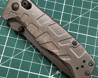 Benchmade 273 Mini Adamas Titanium Scales - Stonewashed