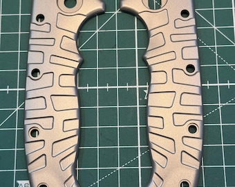 Titanium scales for Demko AD20 Glass Bead blasted