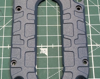 Titanium scales for Microtech LUDT Gen 3 Cerakote Blue Titanium