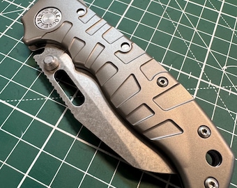 Titanium scales for Demko AD20.5 Glass Bead blasted