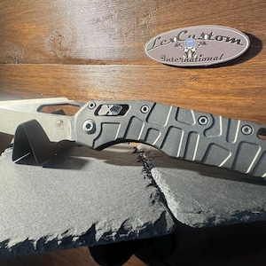 Microtech MSI Gen 2 Titanium scales V2 Cerakoted with Tungsten