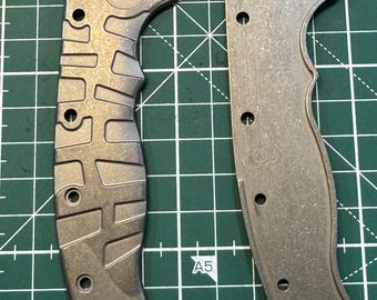 Titanium scales for Demko AD20.5 Stonewashed