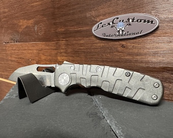 Titanium scales for Demko Shark-Cub Stonewashed