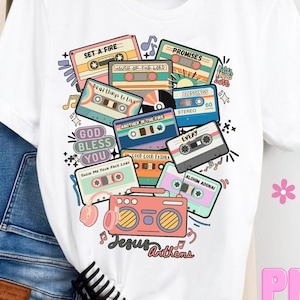 2 Jesus Anthems Retro Christian Collage Png, Sublimation Designs, Popular Christian PNG Files for Tshirt Sublimation,  Jesus Shirt Designs.