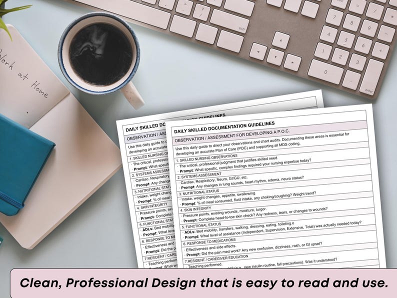 Skilled Nursing Documentation Guide | 30 Clinical Checklists & Note ...