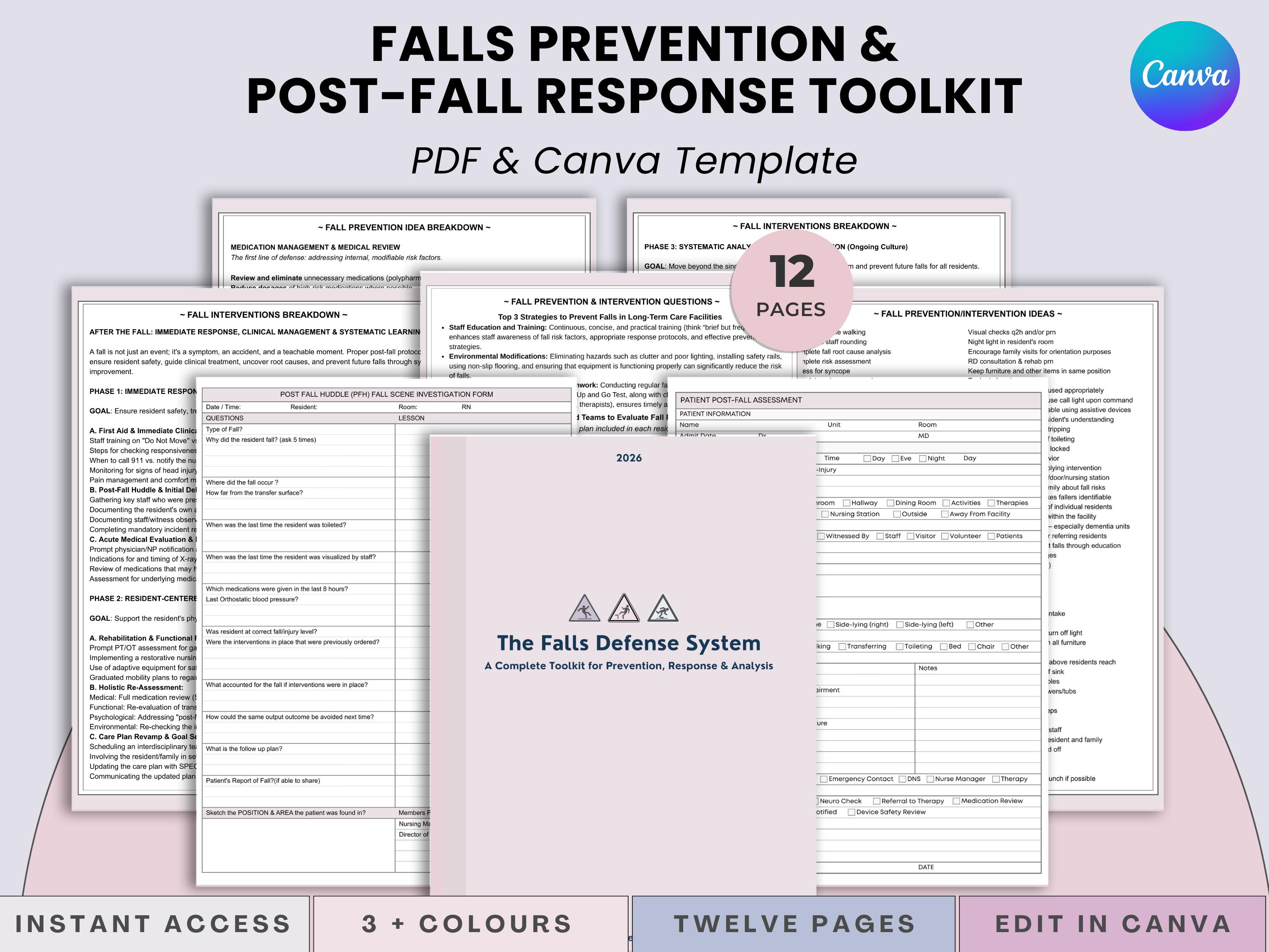 Post Fall Monitoring Program The Comprehensive Falls Prevention & Post-fall Response Toolkit for ...
