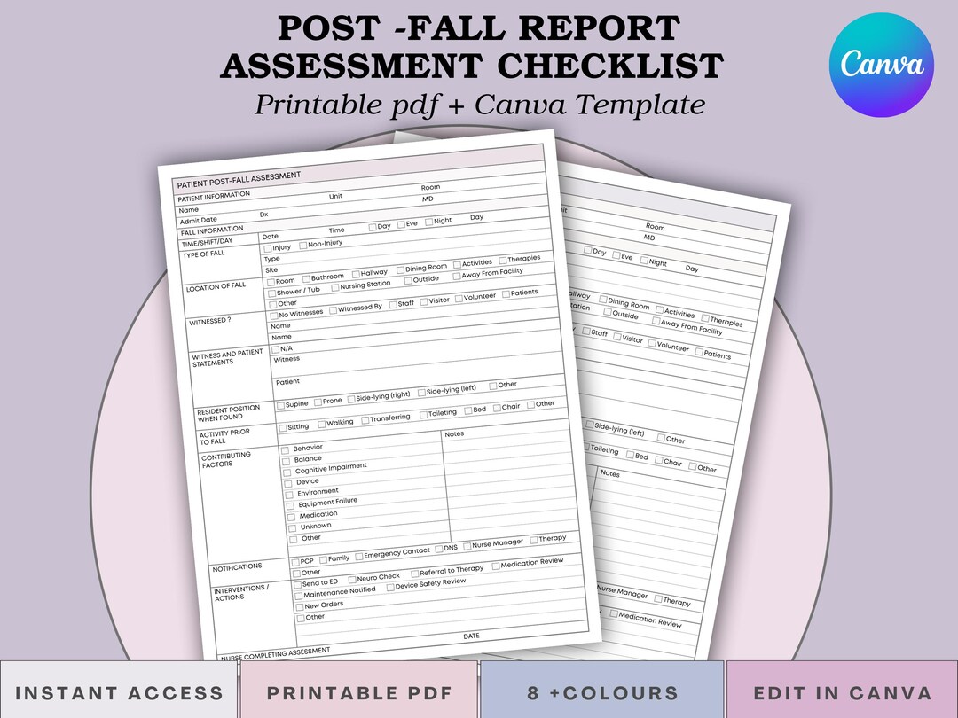 The Post-fall Clinical Summary - Etsy
