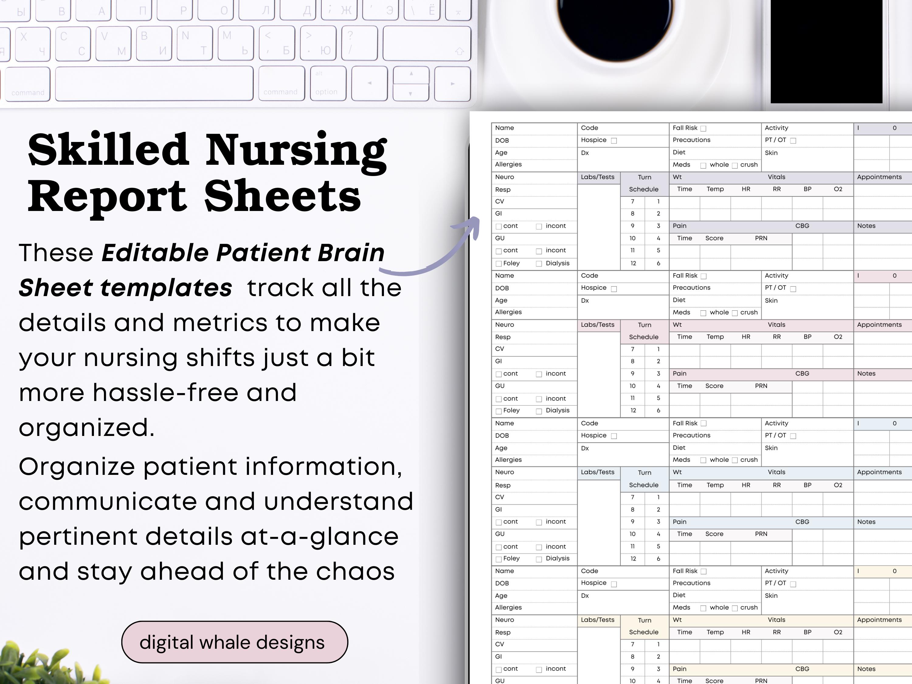 Initial Snf Forms.pdf SNF Skilled Nurse Report Sheets - Rehabs, LTC, Hospice & Nursing Home ...