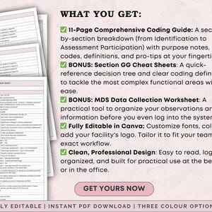 Mds Coding MDS 3.0 Assessment Cheat Sheet Set - Nursing Home MDS Coordinators ...