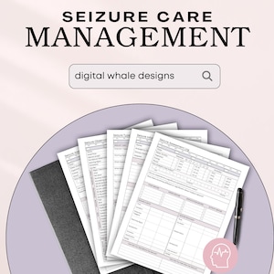 Epilepsy Seizure Tracker Bundle - Printable Seizure Logbook & Care Plan - Symptom  Medication Tracker - Download for Patients  Caregivers