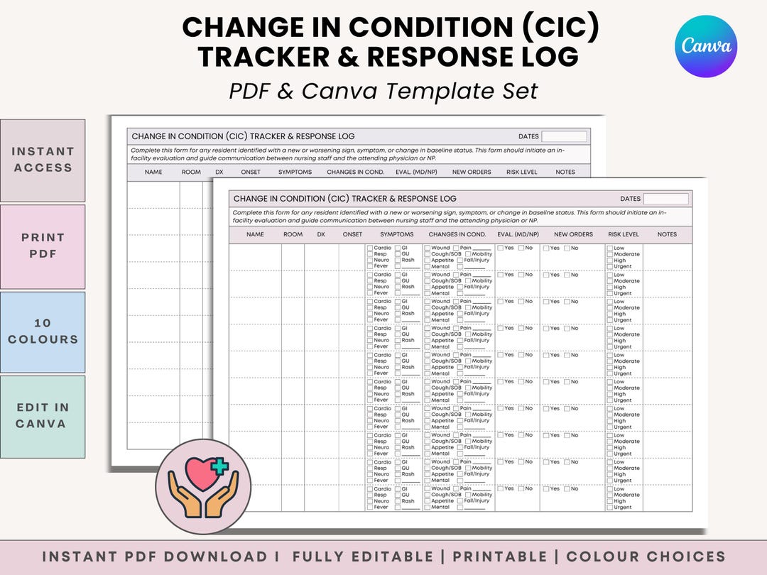 Change in Condition (CIC) Tracker | Hospital Transfer Prevention Tool ...