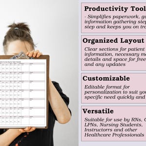 Formulaires pour les établissements de soins infirmiers qualifiés | Boîte à outils de l'organisation des infirmières et infirmiers de SLD | Informations sur l'état civil, les médicaments et les quarts de travail image 13