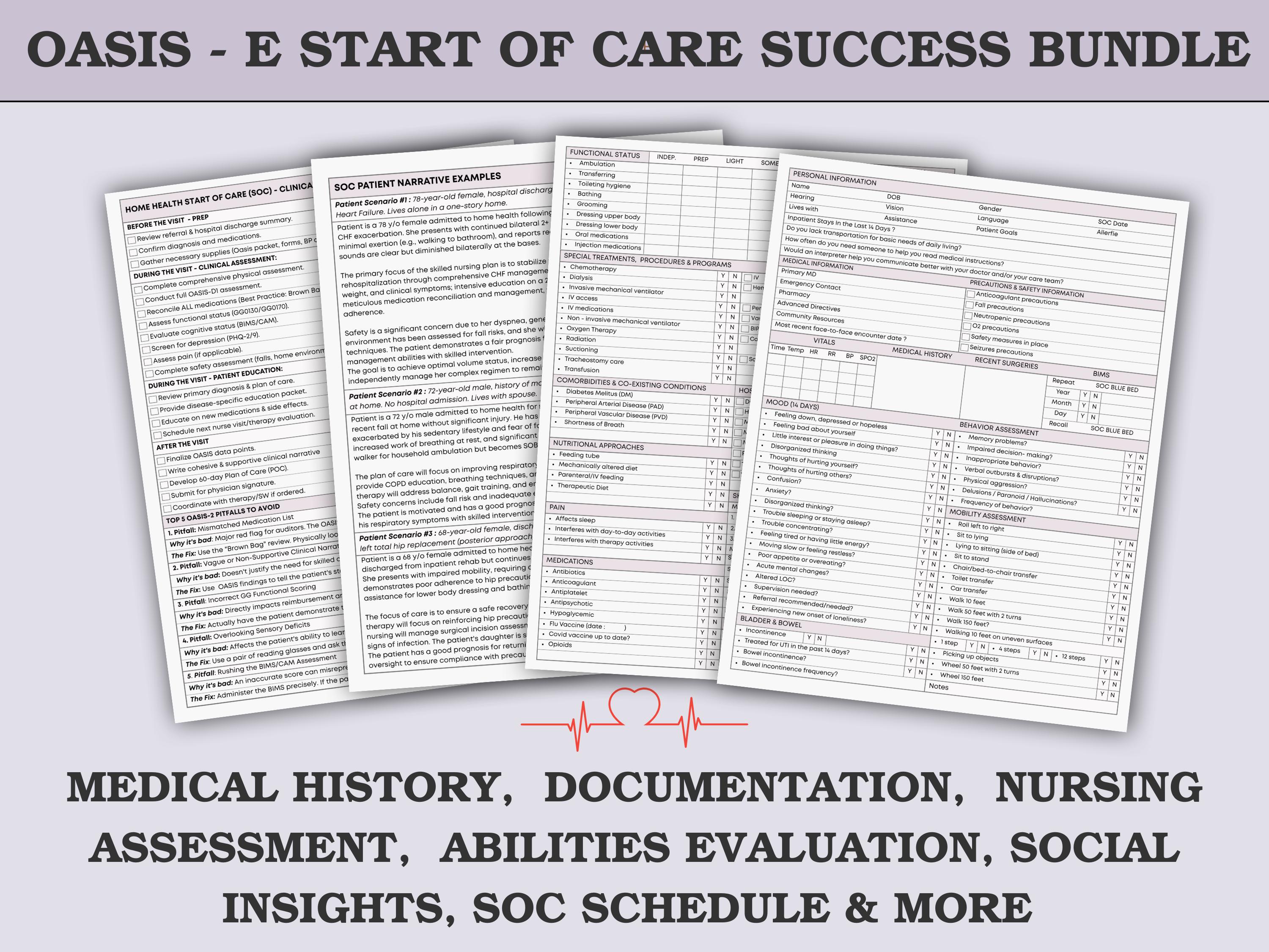 The OASIS-E Home Health SOC Assessment Clinical Toolkit - Start of Care ...