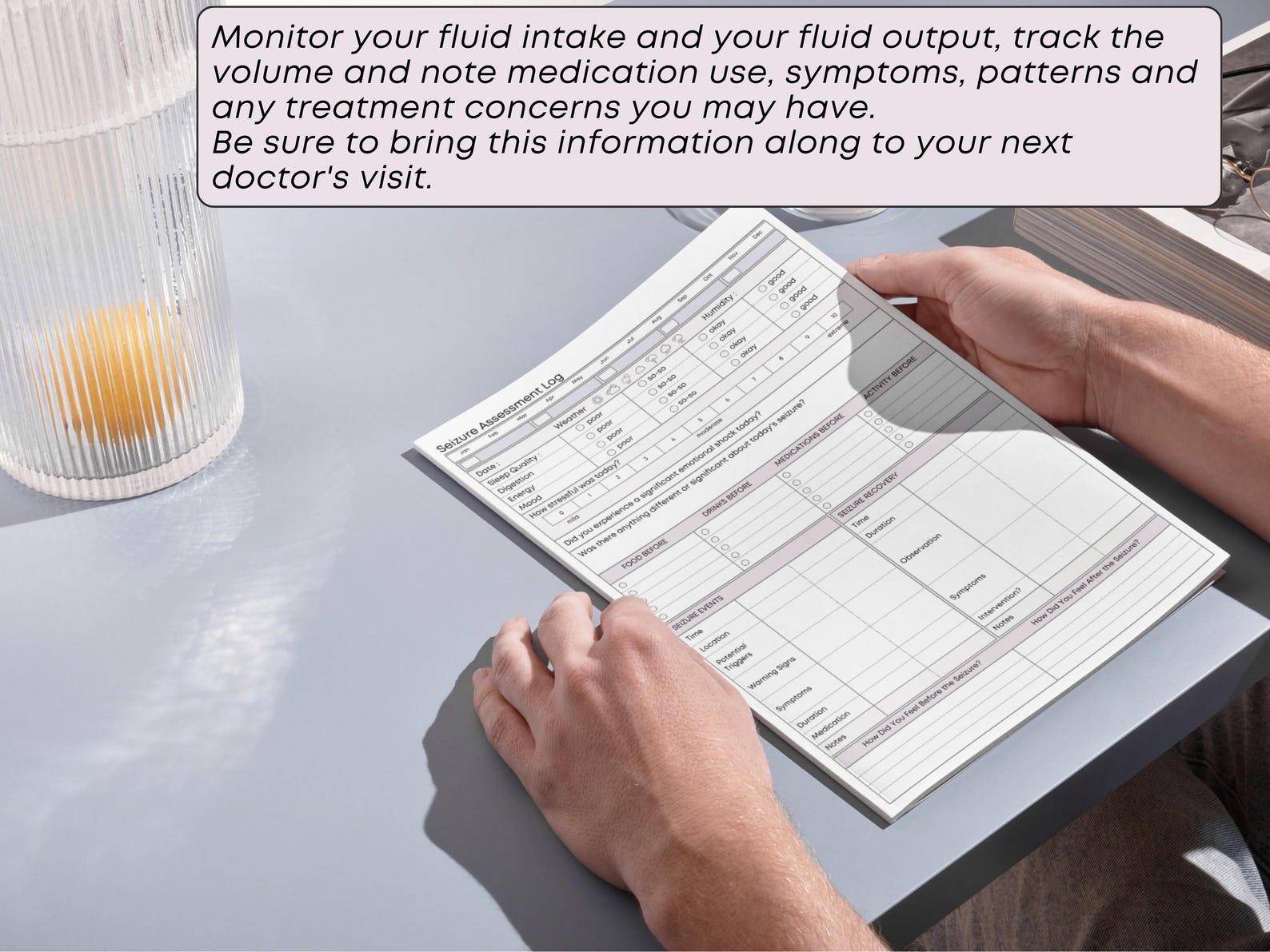 Fluid Balance Chart Printable | Daily Intake & Output Tracker | Medical ...