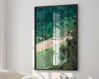 Tennis Poster, Tennis Print, Tennis Wall Art, Tennis Court Poster, Tennis Old Money, Tennis Club Poster, Old Money Aesthetic, Beach Poster