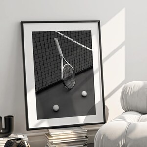 Tennis Racket Poster, Tennis Print, Tennis Wall Art, Tennis Old Money, Tennis Club Poster, Old Money Aesthetic, Old Money Aesthetic