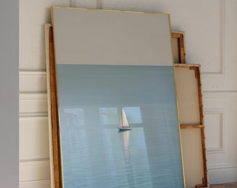 Póster de vela, impresión de velero, arte mural de vela, póster de vela, impresiones de veleros, arte mural de casa de playa, arte náutico para guardería, arte de vela