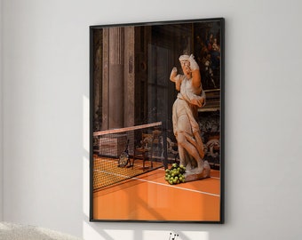 Tennis Poster, Tennis Print, Tennis Wall Art, Tennis Court Poster, Tennis Old Money, Tennis Club Poster, Old Money Aesthetic, Tennis Art
