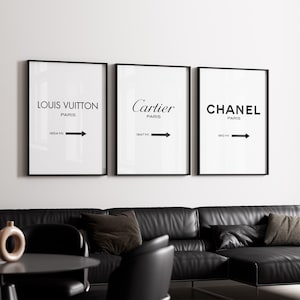 Art, Luxury Brands Art Canvas Chanel Prada Lv Dior