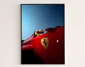 F1 Poster, Formel 1 Poster, Vintage F1 Poster, Formel 1 Druck, F1 Druck, F1 Wandkunst, F1 Geschenk, Formel 1 Vintage Poster, F1 Ferrari Poster