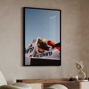 Ayrton Senna Poster, Vintage F1 Poster, Formula 1 Print, F1 Print, Formula 1 Poster, Ayrton Senna, Formula 1 Gift, F1 Poster, F1 Wall Art