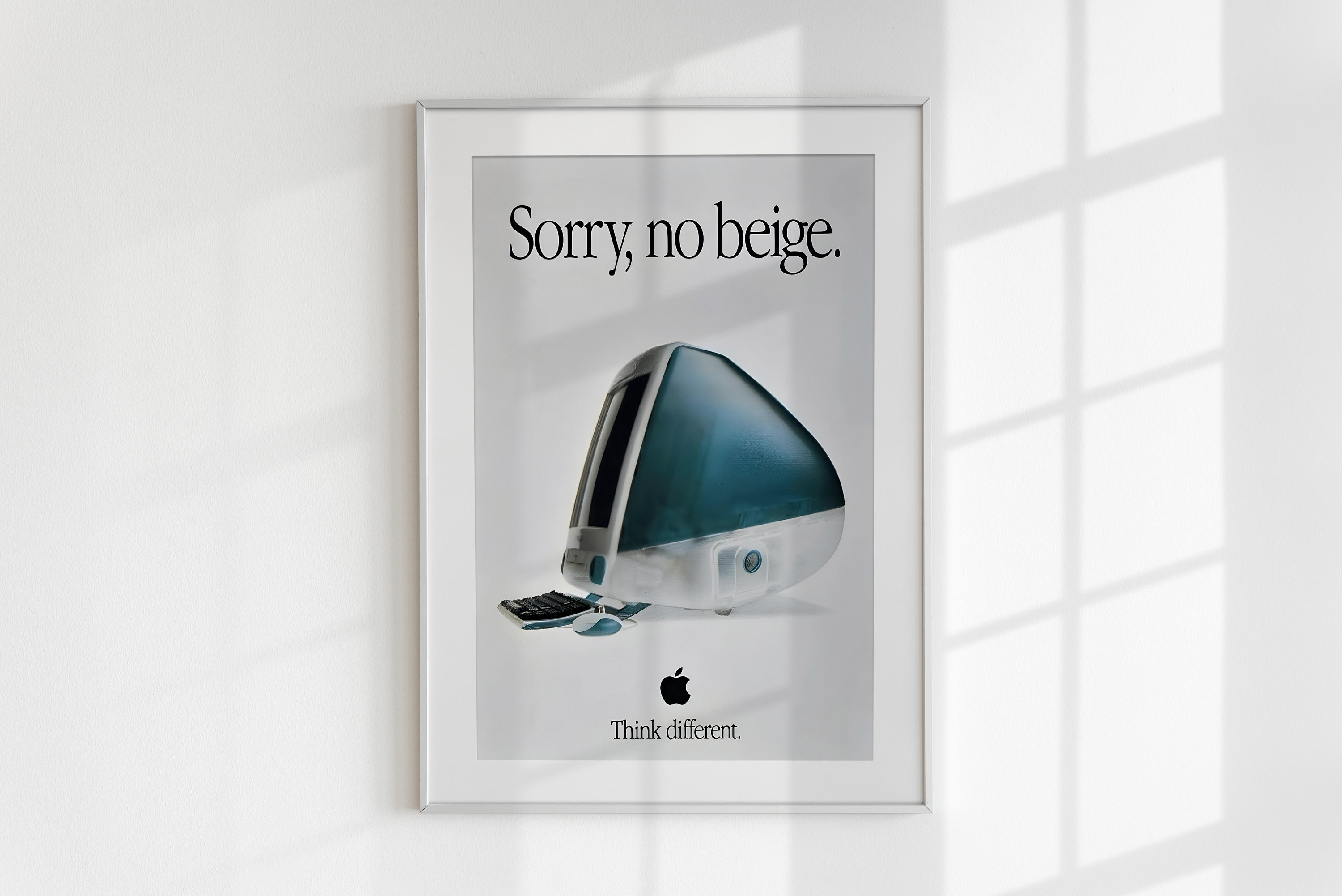 Retro Apple Posters, Apple Logo Poster, Retro Apple Advertising