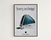 Retro Apple Posters, Apple Logo Poster, Retro Apple Advertising