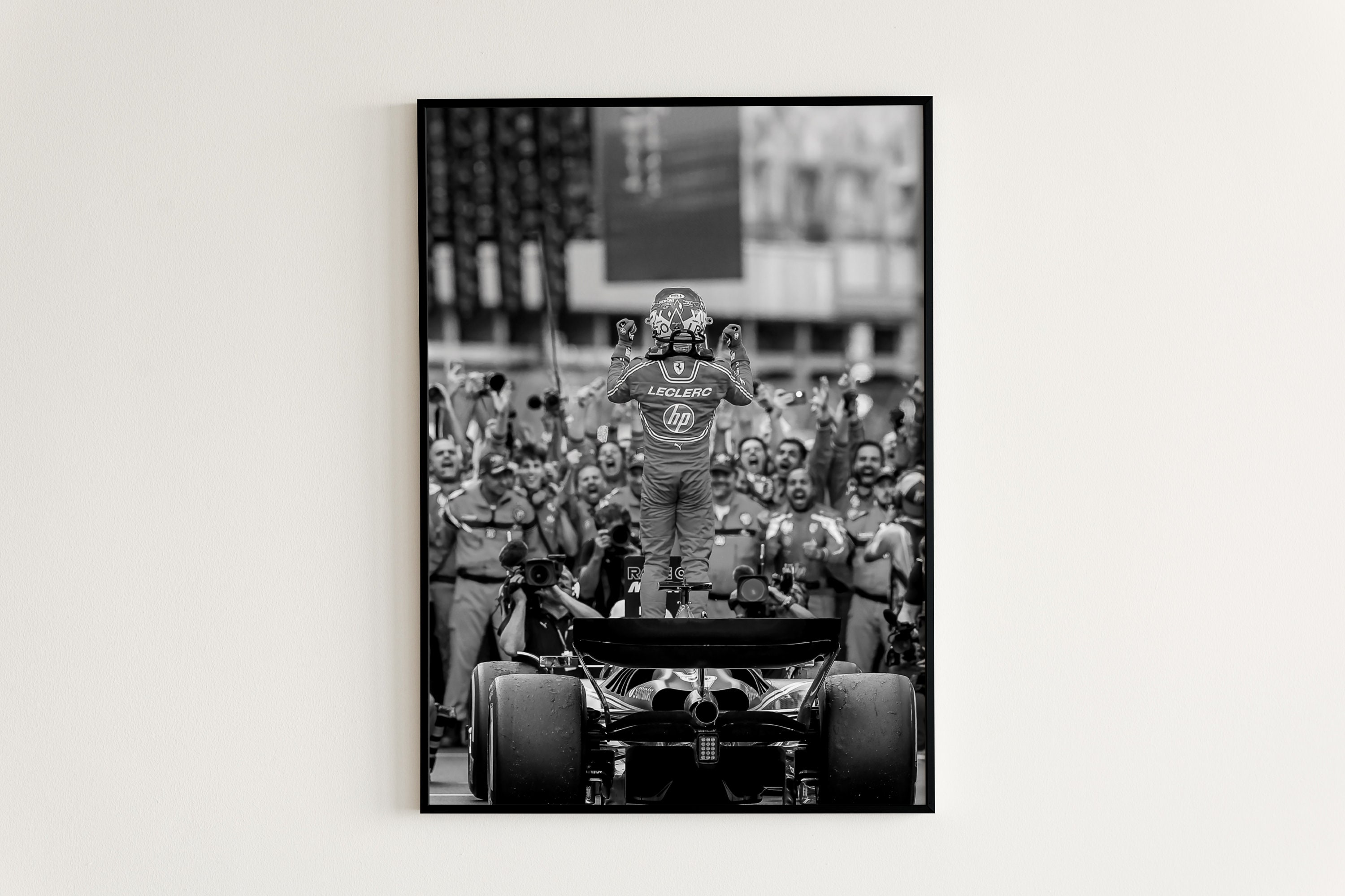 F1 Ferrari Poster, Charles Leclerc Poster, Ferrari F1, Formula 1