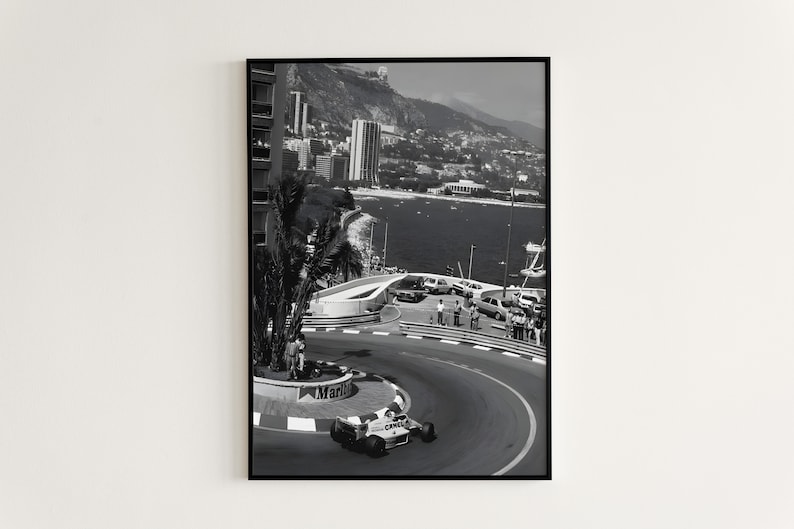 Set of 3 F1 Poster, Formula 1 Poster, Black and White F1 Poster, Vintage F1 Poster, Formula 1 Print, F1 Print, F1 Wall Art, F1 Gift, Formula