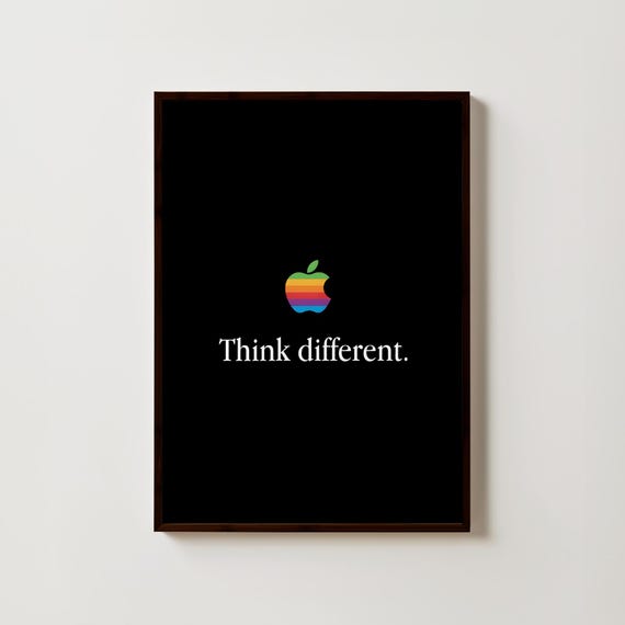 その他 Apple Think different Poster Apple 