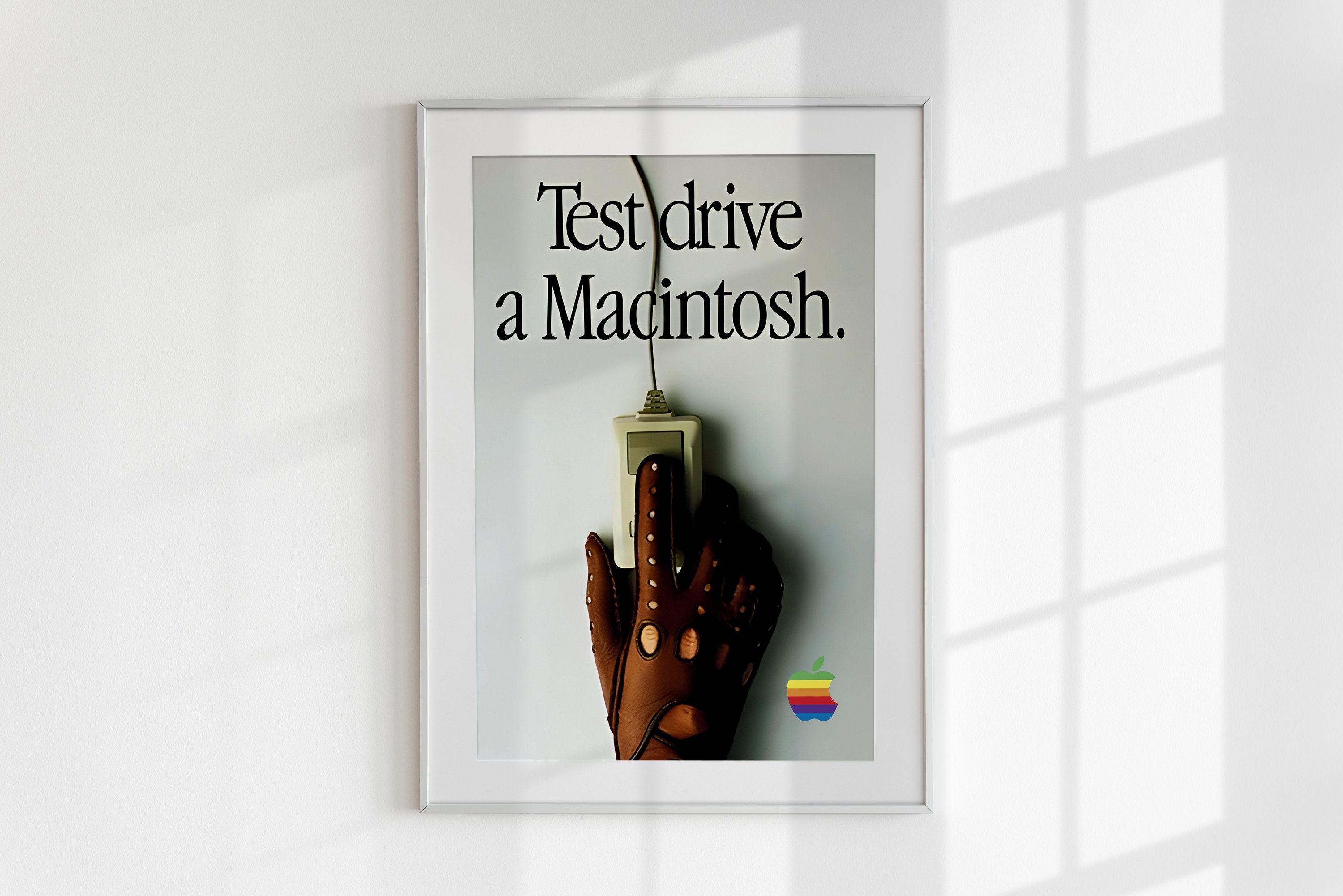 Retro Apple Posters, Retro Macintosh Poster, Retro Apple Print