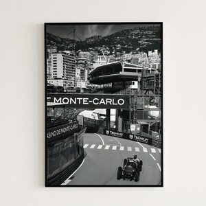 Set of 3 F1 Poster, Formula 1 Poster, Black and White F1 Poster, Vintage F1 Poster, Formula 1 Print, F1 Print, F1 Wall Art, F1 Gift, Formula