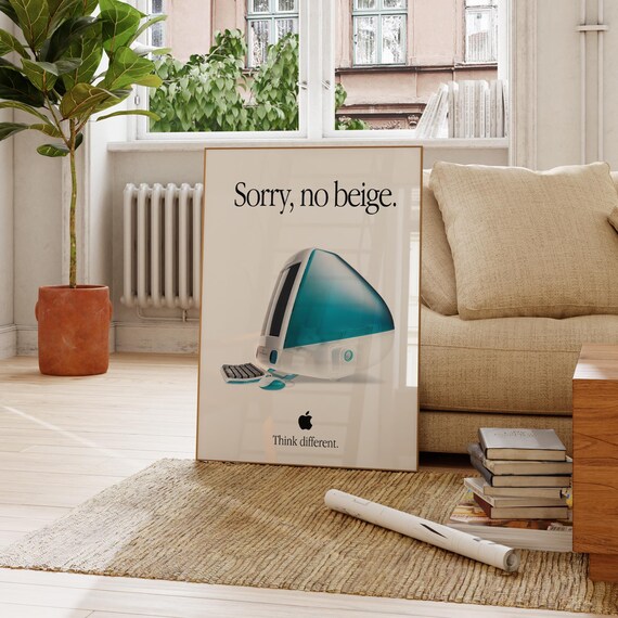 Retro Apple Poster, Apple 