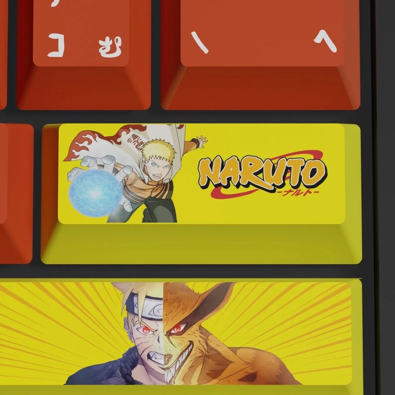 Naruto Keycaps Anime Keycaps Custom Keycaps Set Kawaii Etsy Australia
