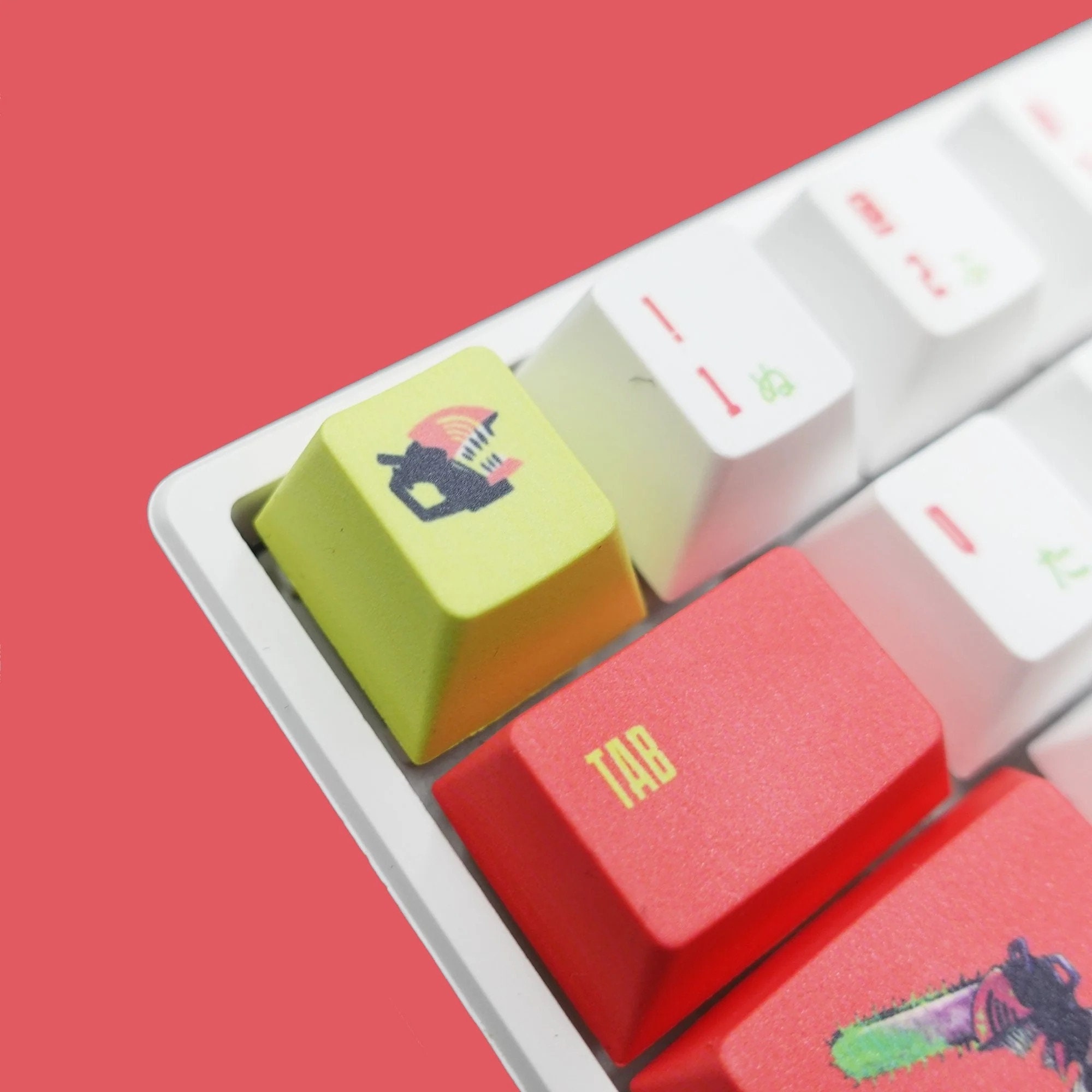 Chainsaw Man Keycaps Chainsaw Man Custom Keycaps Set Anime - Etsy