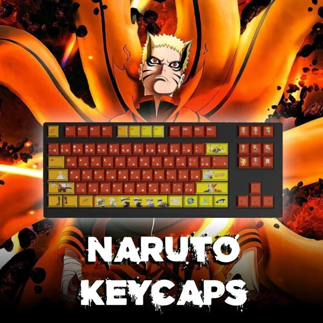 Naruto Keycaps Anime Keycaps Custom Keycaps Set Kawaii Etsy Australia