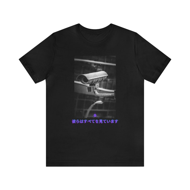 Illuminati T-shirt / Surveillance Camera T-shirt / Black and White ...