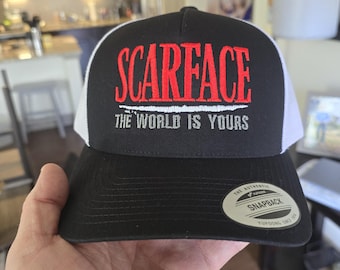Scarface movie Hat -  1980s classic movie trucker cap