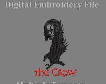 The Crow Embroidery File – 1994 Movie Symbol (Digital Download)
