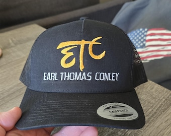 Earl Thomas Conley Country Music Lovers fan hat, Classic country hat.