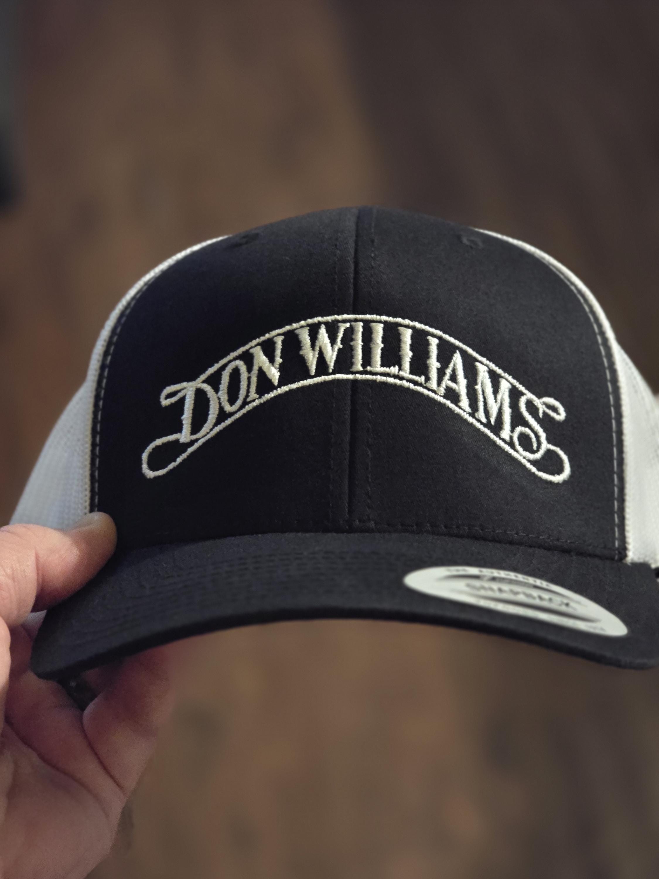 Don Williams Embroidered Trucker Hat. the Gentle Giant. Classic