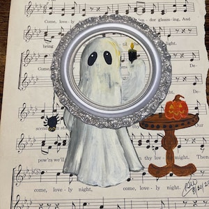 Candle Ghost Painting