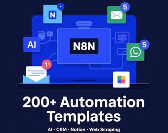 n8n Templates Automation Kit, AI Nocode Workflow Pack