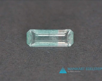 0.6ct Smaragd (Torrington, Australien), kleine Einschlüsse, unbehandelt, Präzisionsschliff