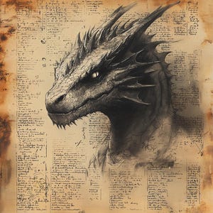 77 Dragons Junk Journal Kit Fantasy Dragon Scrapbook Printable Backgrounds Dragon Junk Journal Supplies Cute Dragons Shabby Chic Digital Art