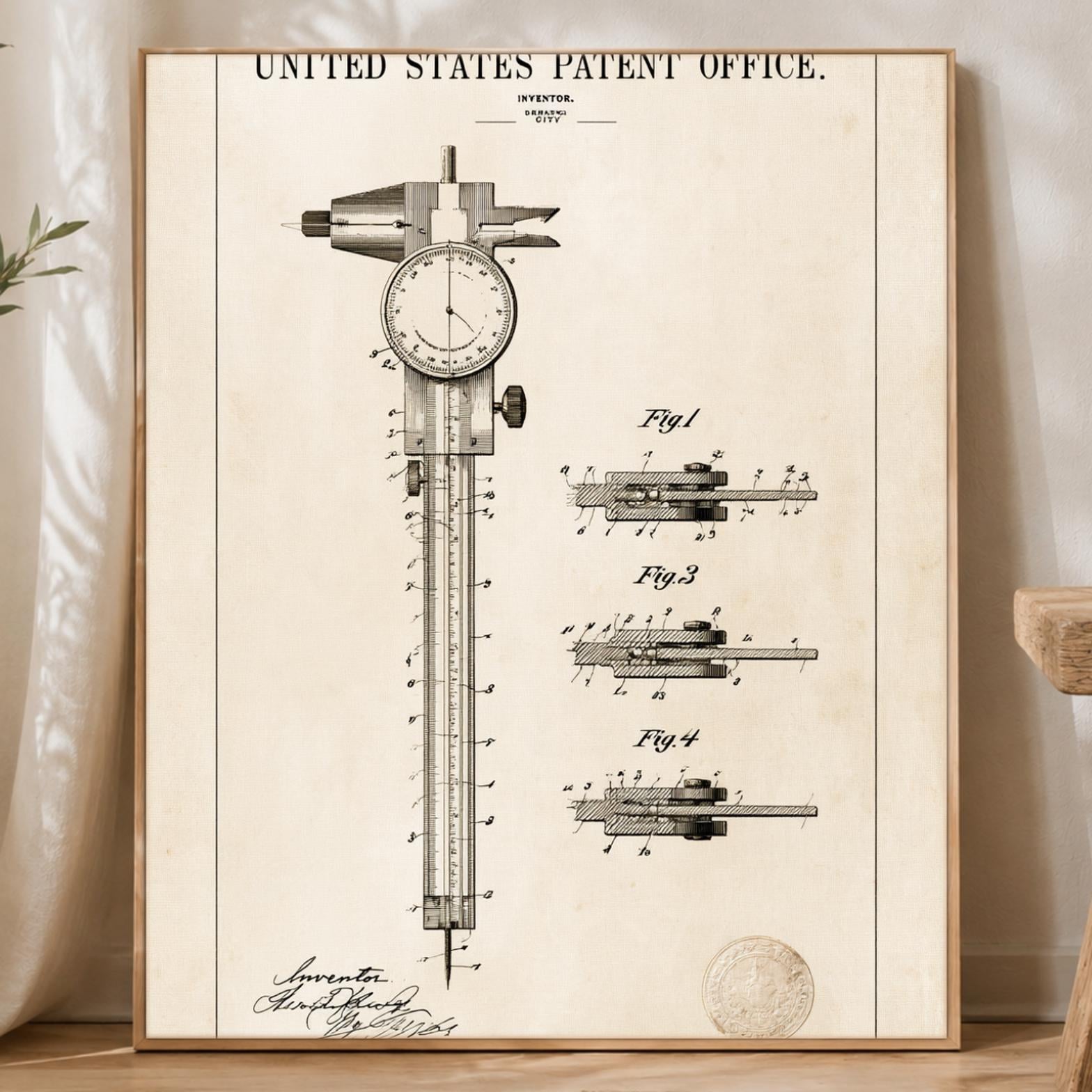 Vintage Vernier Caliper - Etsy