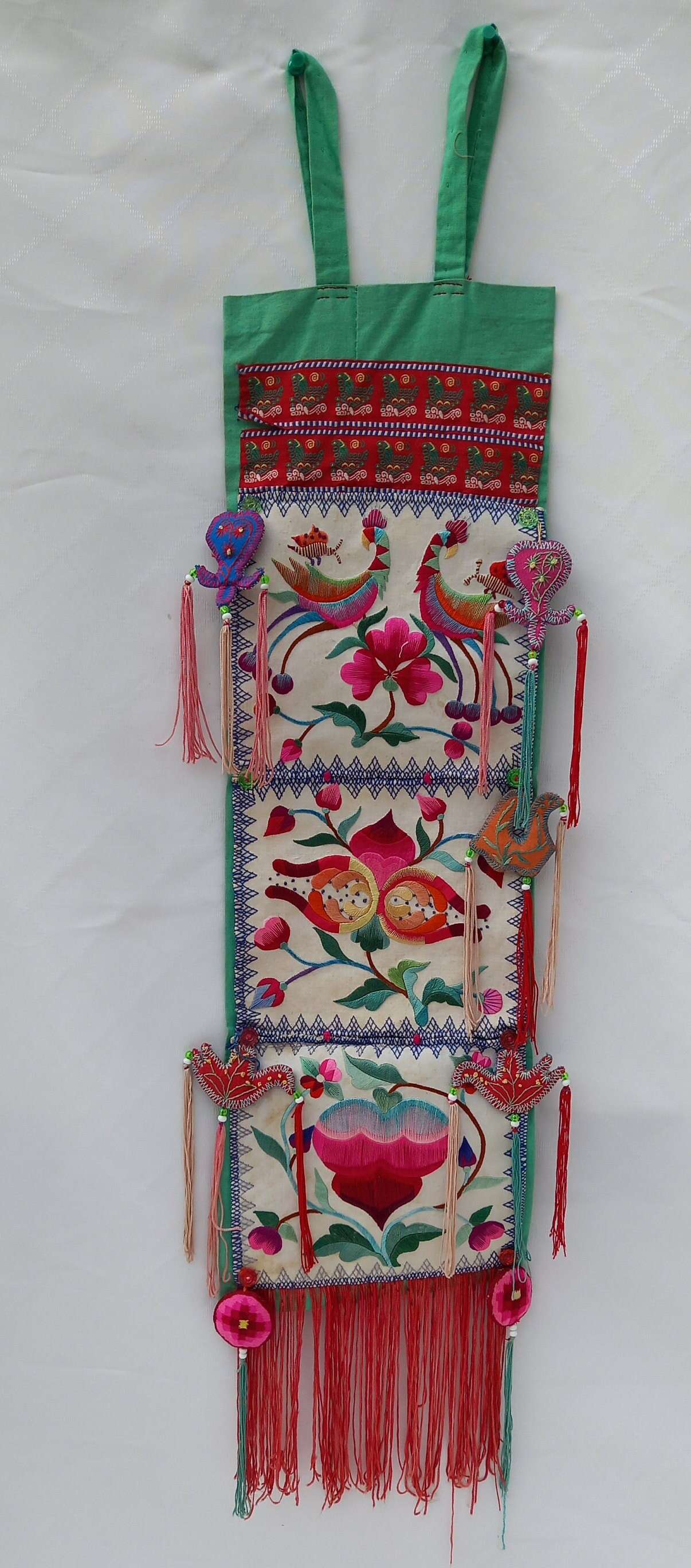Chinese embroidered wall hanging