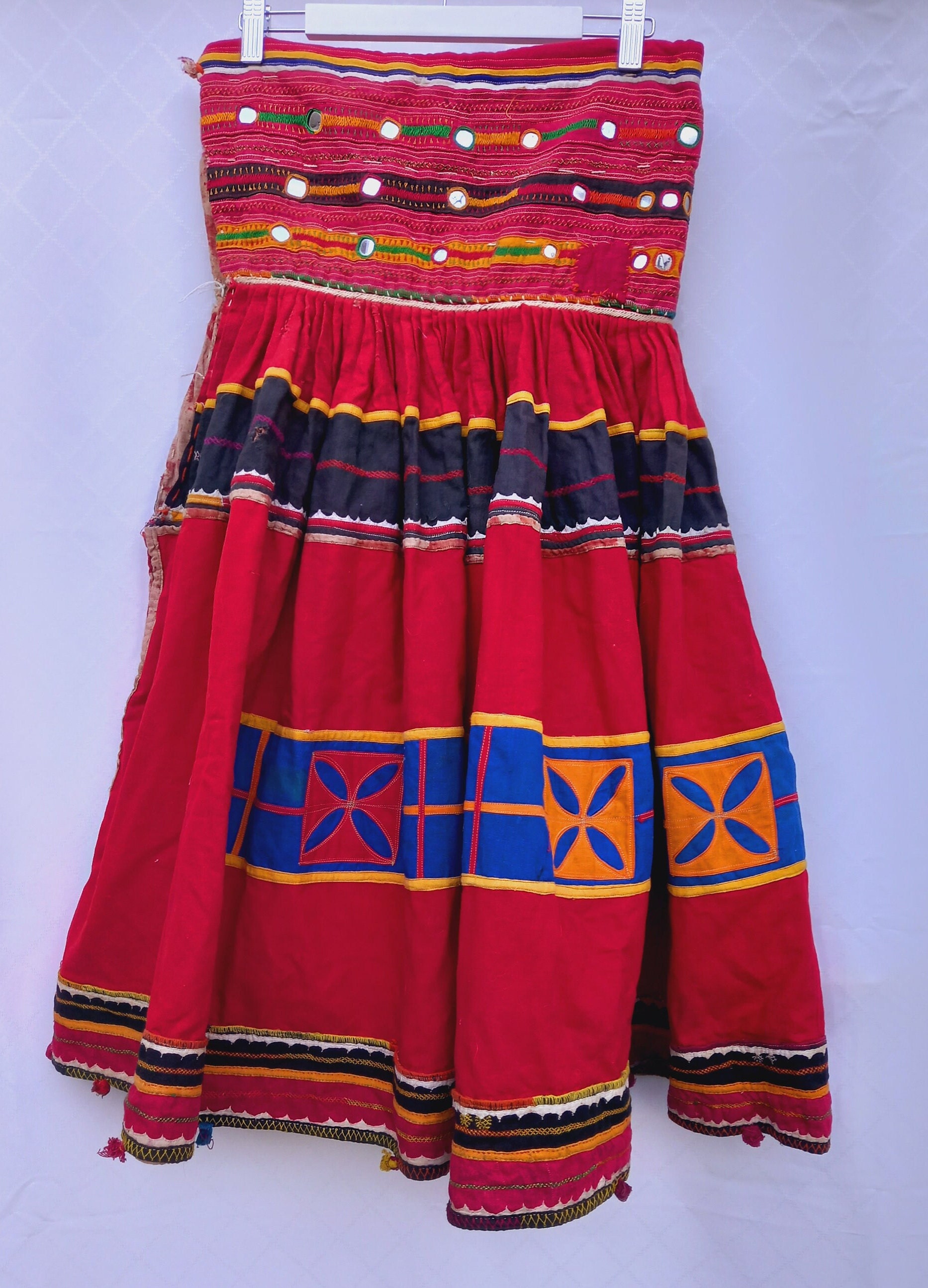 Banjara Lambani Woman's Skirt Hand Embroidery India